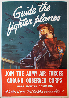 Plakat rekrutacyjny Ground Observer Corps